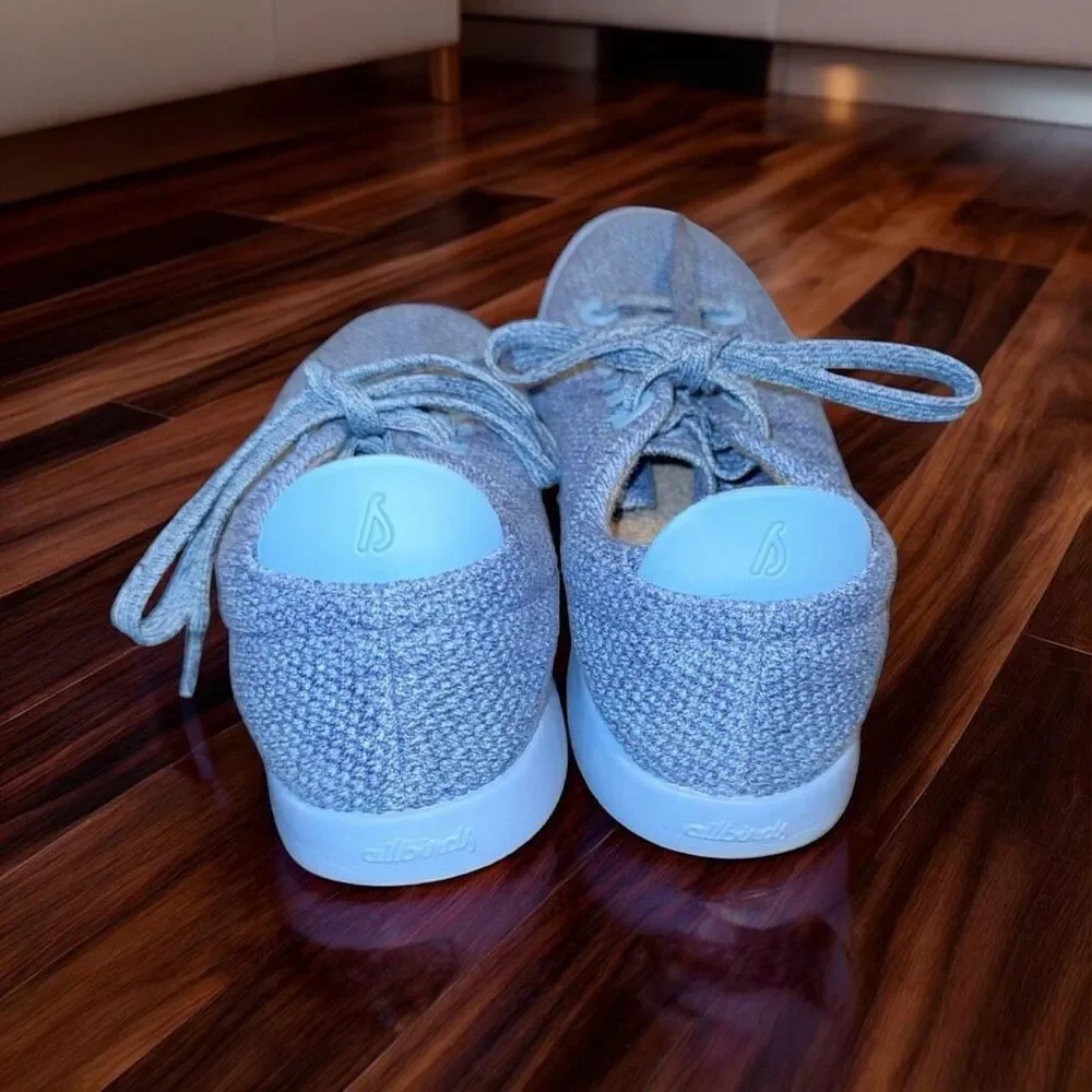 Women's allbirds Blue Wool Tree Piper Sneakers Shoes Size 9